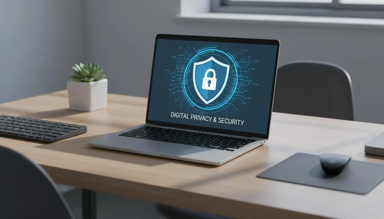 Digital privacy and security concept